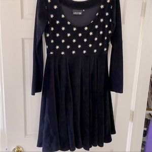 🌼Rare🌼 Lazy Oaf Velvet Babydoll Dress